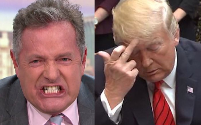 Piers Morgan demands Trump take a knee in the oval office