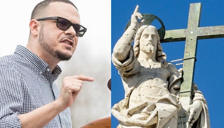 Shaun King urges protestors to tear down statues of 'white supremacist' Jesus