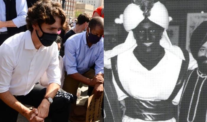 Justin Trudeau takes a knee at Black Lives Matter protest