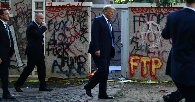 Hollywood celebrities melt down over Trump squashing the riots across America