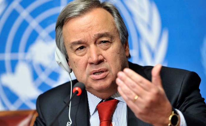 The time has come for the world to embrace an overarching level of multilateralism that can function as an instrument of "global governance" and sideline problematic "national interests", according to U.N. Secretary General Antonio Guterres, who added the new order must have "scale, ambition and teeth."