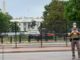 US park police say baseball bats and poles were find near White House