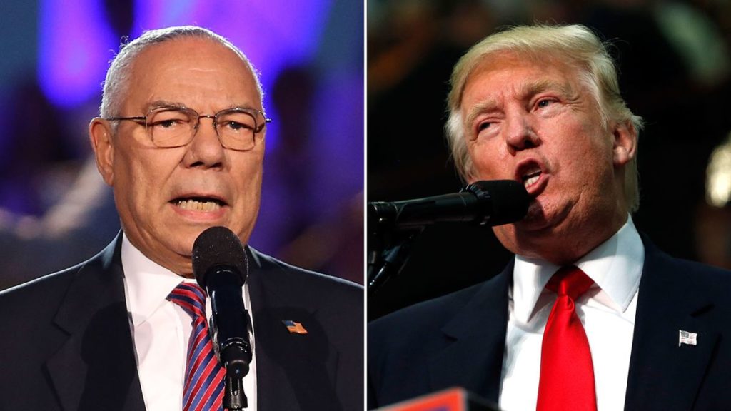 Colin Powell Donald Trump