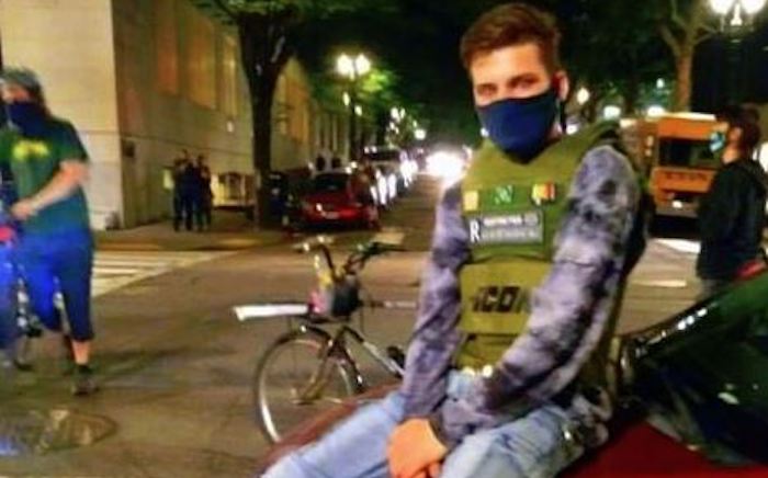 An Antifa militant in Portland who was caught on video throwing what appears to be an improvised explosive device at the federal courthouse in Portland on Monday evening has been exposed — with the help of his own grandmother.