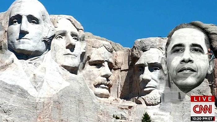 CNN host Don Lemon said former President Barack Obama's face should be carved "front and center" with the Founding Fathers on Mount Rushmore so that "more people rethink our country in the way we think."