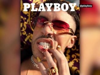 Playboy have put a "gender fluid" man wearing make up, false nails and a revealing black and gold toga on their cover.