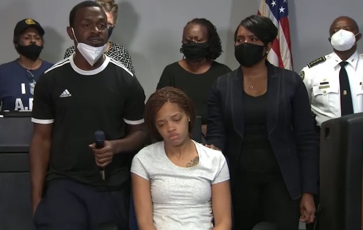 The father of an 8-year-old girl who was shot and killed by "protesters" has called them out on their criminality and hypocrisy, saying "They say black lives matter" and yet "You killed one of your own this time. You killed a child."