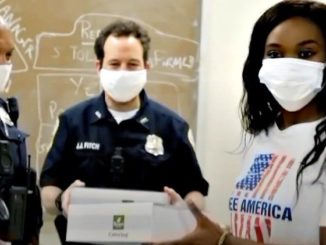 Just weeks after Nestride Yumga told Black Lives Matter radicals that they are a “joke,” “hypocrites” and “racists,” the African immigrant has made her appreciation for police officers and her deep respect for America plain for all to see.