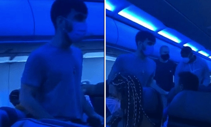 An Alaska Airlines flight was forced to return to its destination after a passenger threatened to kill everyone onboard who refused to accept "Jesus was a black man."