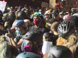 Protesters from Portland decided to invade the quiet suburbs of Springfield, Oregon last night, threatening to beat up civilians and rape their wives and daughters.