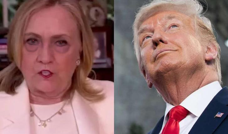 Twice-failed presidential candidate Hillary Clinton, who won't shut up about 2016, sent irony meters through the roof this week when she warned Trump "won't go quietly" if he loses in November.