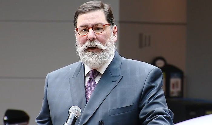 Pittsburgh Democrat Mayor Bill Peduto says protests outside his home cross a line