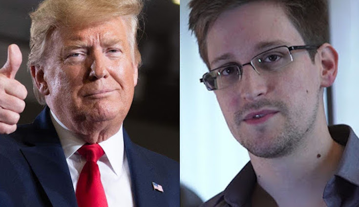 President Trump confirms he is looking at granting a pardon to Edward Snowden