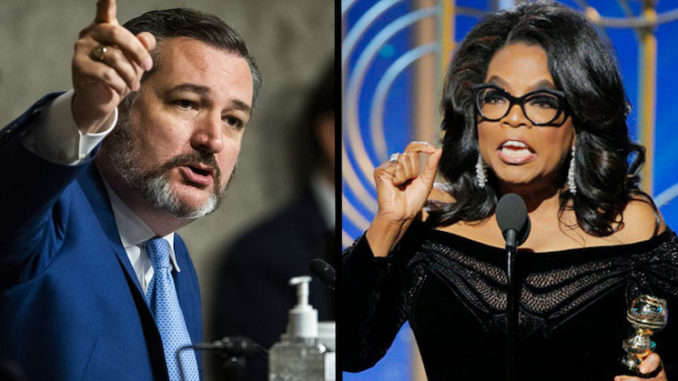 Sen. Ted Cruz (R-TX) has launched an eviscerating attack on Oprah Winfrey, slamming her as a "racist" for pushing the "white privilege" myth.