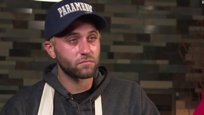 Far-left activists who pointed gun at Kyle Rittenhouse's head cries to CNN to become the victim