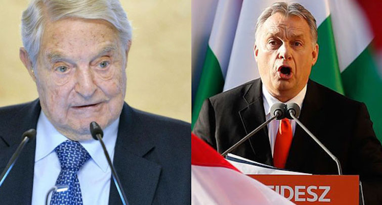 Hungary's Prime Minister Viktor Orbán warns George Soros is trying to steal power away from ordinary people