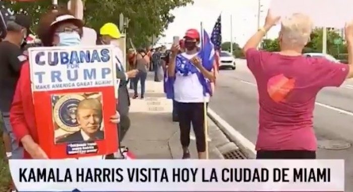 Kamala Harris reject by Latinos in Miami during campaign visit