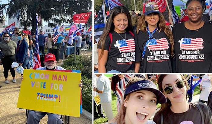 Thousands turn out for MAGA rally in Beverly Hills in support of Trump