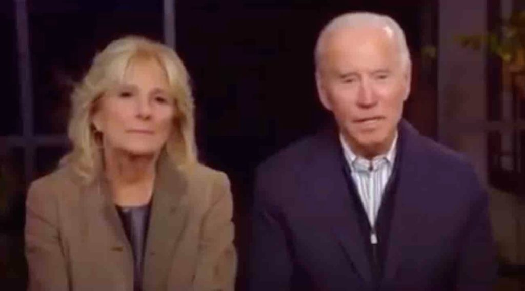 Democratic presidential candidate Joe Biden said "four more years of George" during a virtual event on Sunday night.