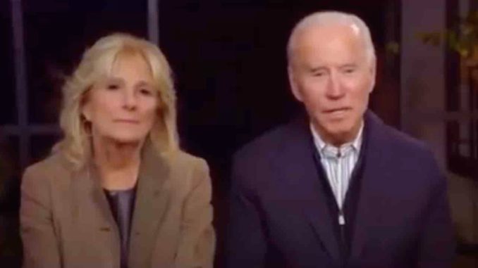 Democratic presidential candidate Joe Biden said "four more years of George" during a virtual event on Sunday night.