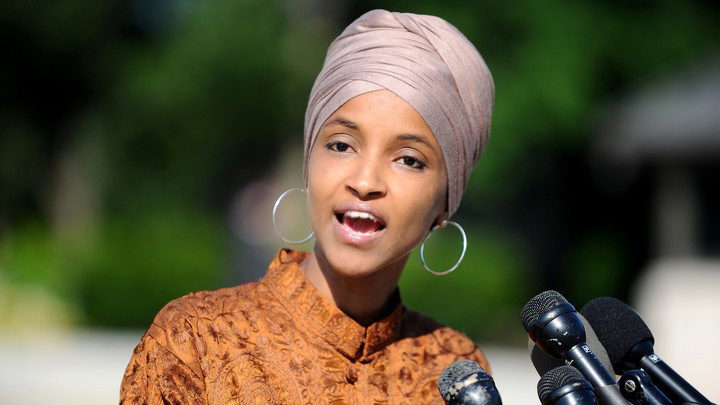 Trump rally chants 'lock her up' at Rep Ilhan Omar