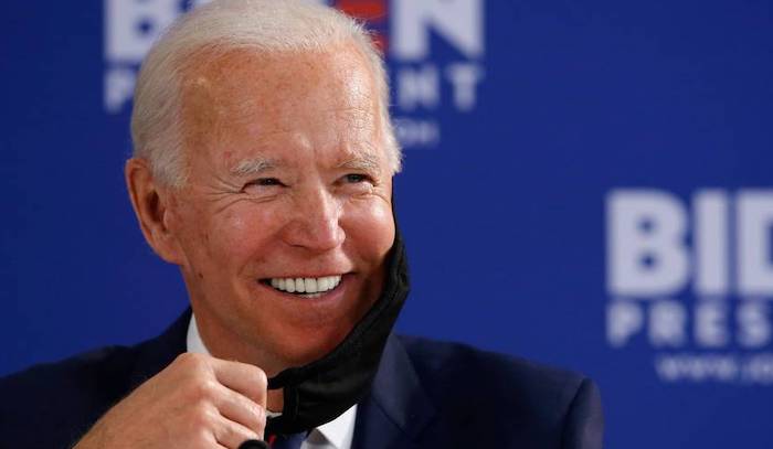 Joe Biden said in September he would not declare victory until all the votes had been certified