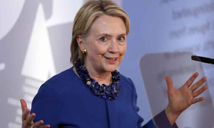 Hillary Clinton says she's feeling much better at prospect of Trump defeat