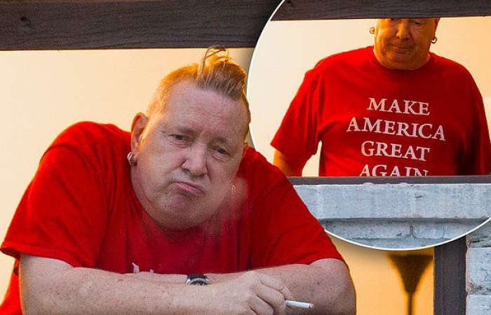 Johnny Rotten slams Obama and the corrupt mainstream media and praises President Trump