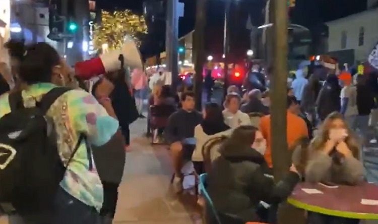 BLM activists harass restaurant patrons in Michigan