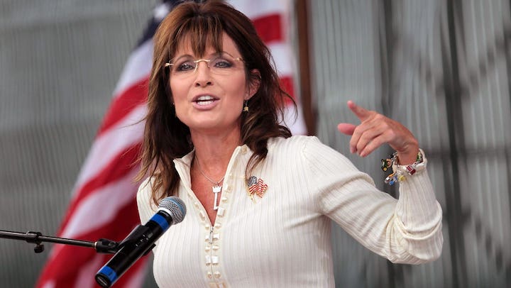 Sarah Palin urges Trump to pardon Assange