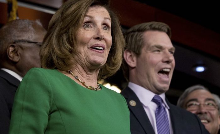 Nancy Pelosi claims Republicans are focussed on Swalwell scandal to distract from QAnon