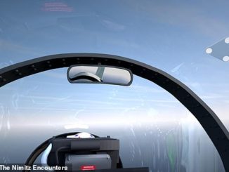 Leaked Pentagon photo reveals silver tube UFO hovering above the Atlantic