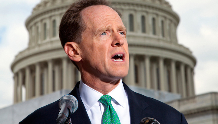Sen. Pat Toomey says President Trump must accept a Biden victory