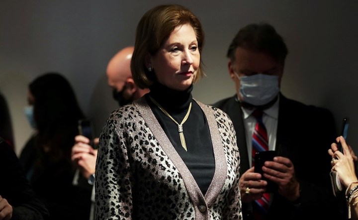 Sidney Powell spotted leaving White House on Sunday night
