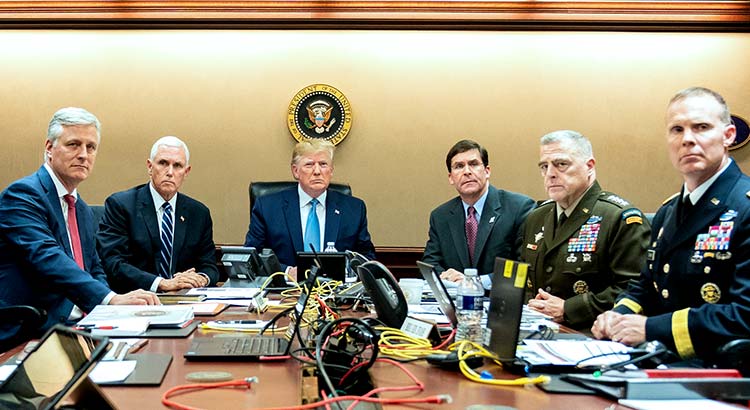 President Trump quietly signs executive order relating to the U.S. military