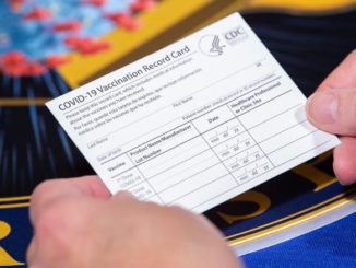 vaccination record card