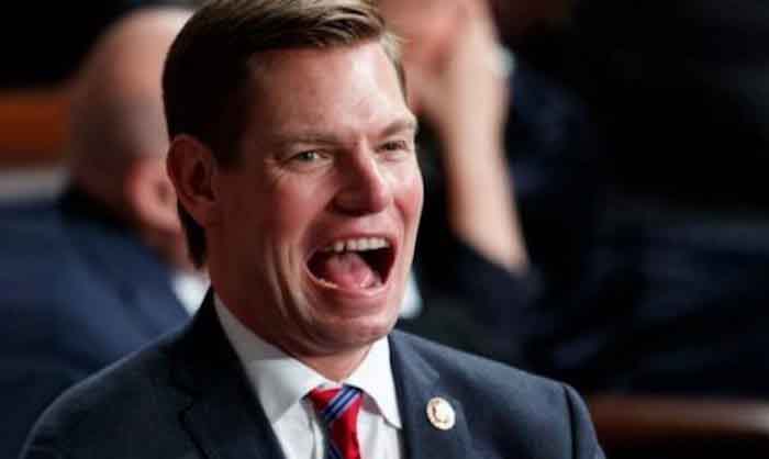 Rep. Eric Swalwell blames President Trump for Chinese spy story