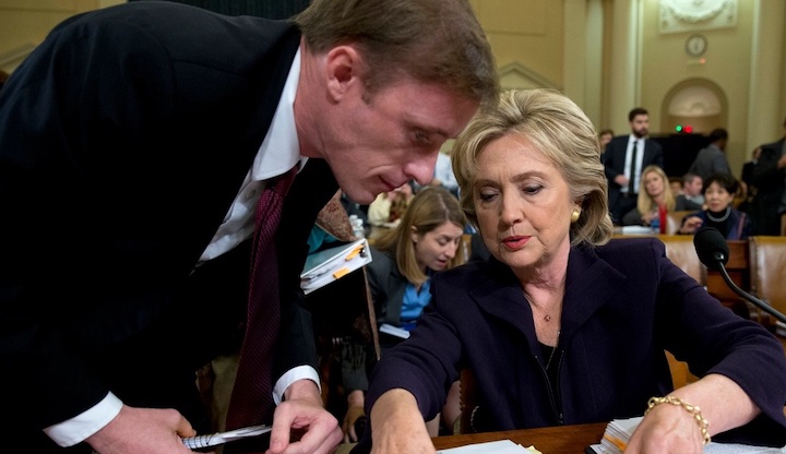 Biden's national security advisor told Clinton that al Qaeda is on our side