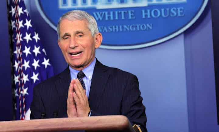 Dr. Fauci tells reporters he feels liberated serving under a Biden administration