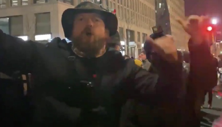 Marine slams DC police for macing Trump supporters