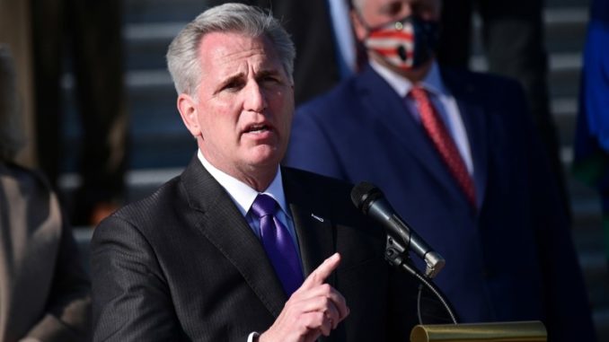 House Minority Leader Kevin McCarthy says election proves Americans dislike Democratic Party