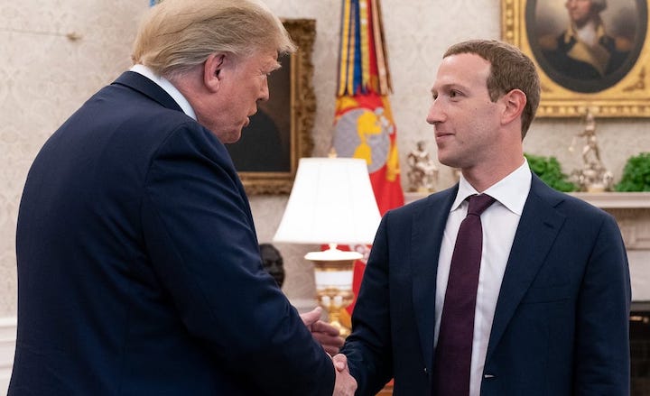 Twitter and Facebook suspend President Trump