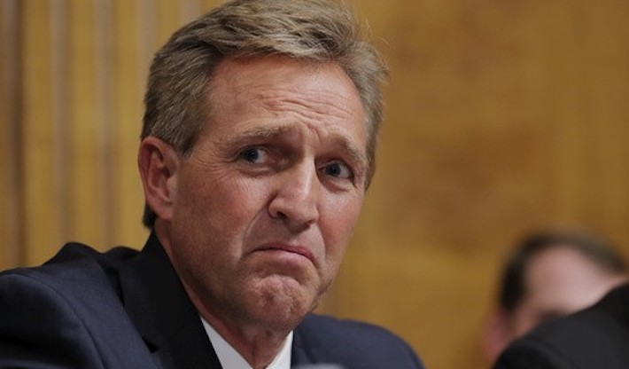 Sen. Jeff Flake declares Republican party has no future with Trumpism