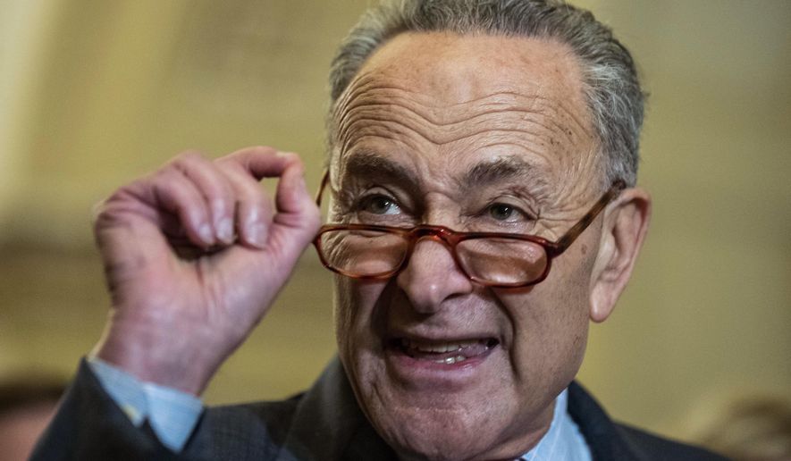 Chuck Schumer promises Trump won't ever run again