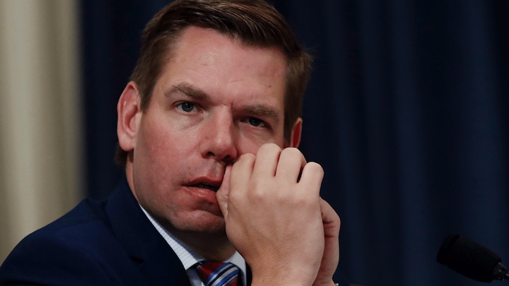 China-compromised Dem Rep. Eric Swalwell compares President Trump to Osama bin Laden