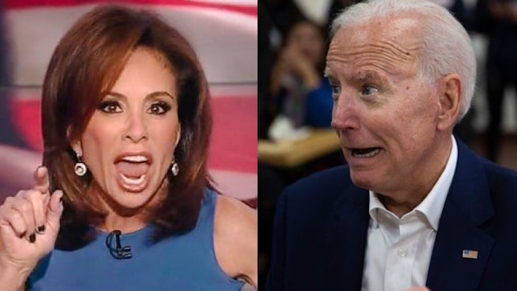 Judge Jeanine Pirro slams Biden for his 'America last' approach