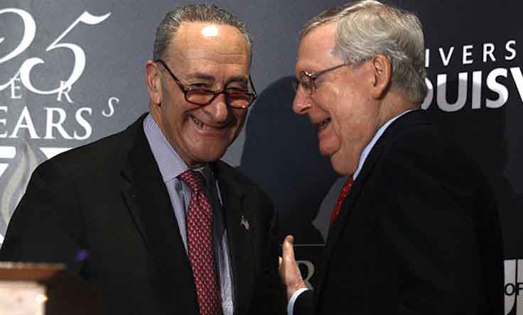 Sen. Chuck Schumer vows to push through Democrats extremist agenda by hook or by crook