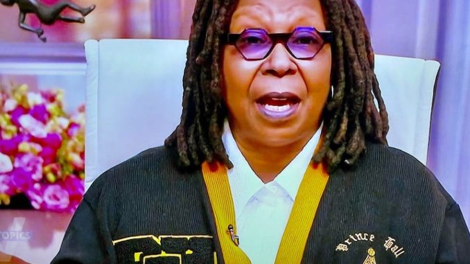 Whoopi Goldberg wears occult Masonic outfit during episode of 'The View'