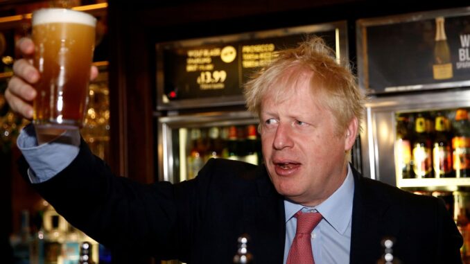 Pub boris johnson