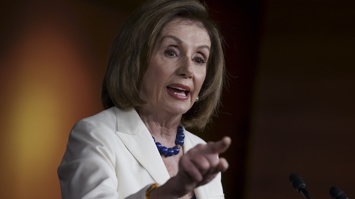 Nancy Pelosi says Biden is blameless for Biden crisis
